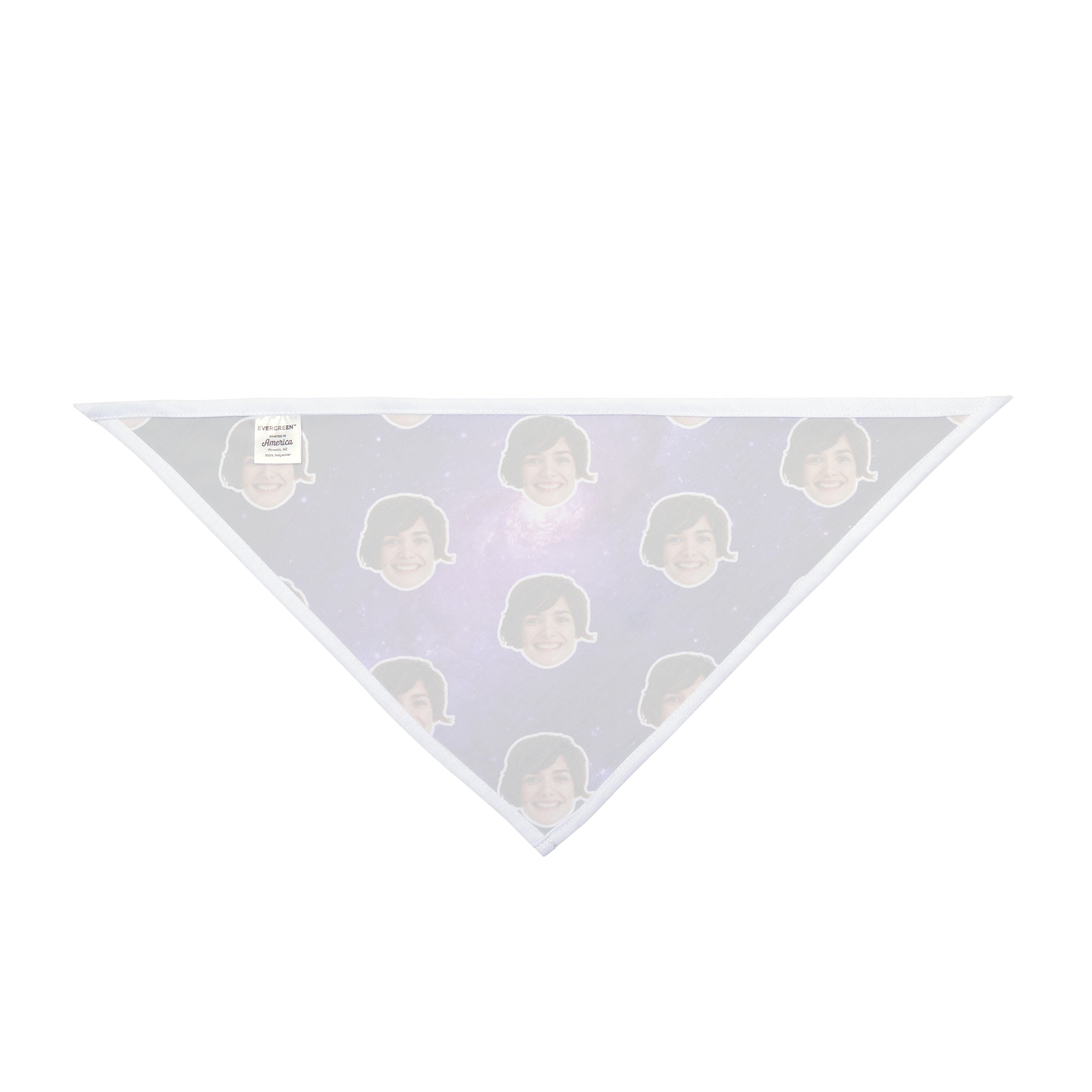 CUSTOM FACE Pet Bandana. Tropical Floral Print. Match Your Best Friend!